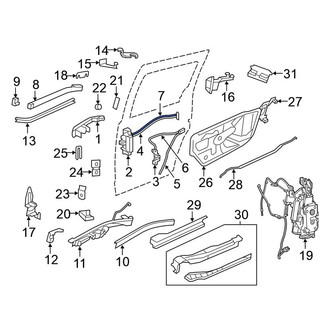 Volkswagen OE - Left Sliding Door Lock Actuator