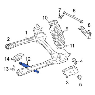 Volkswagen OE - Rear Suspension Shock Absorber