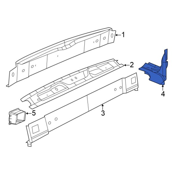 Liftgate Trim Scuff Plate