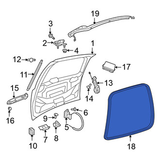 Volkswagen OE - Rear Hatch Seal