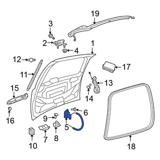 Volkswagen OE - Rear Liftgate Latch
