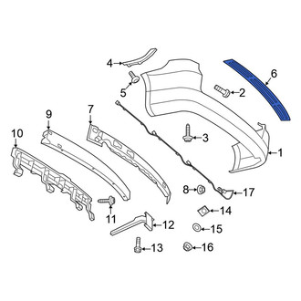 Volkswagen OE - Rear Bumper Step Pad