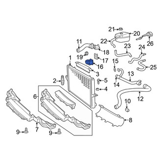 Volvo OE - Lower Engine Coolant Thermostat Housing