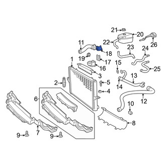 Volvo OE - Lower Engine Coolant Thermostat Housing