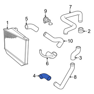 Volvo OE - Lower Intercooler Pipe