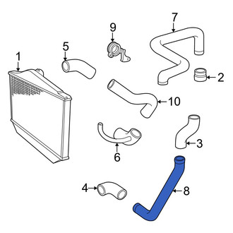 Volvo OE - Lower Intercooler Pipe