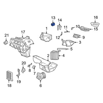 Volvo OE - HVAC Air Adjustment Control Motor