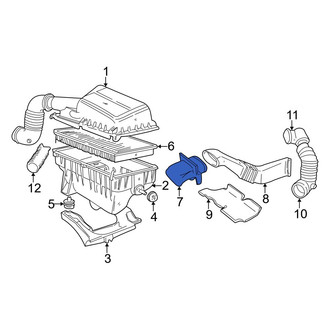 Volvo OE - Front Outer Engine Air Intake Hose