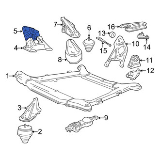 Volvo OE - Center Engine Mount Bracket