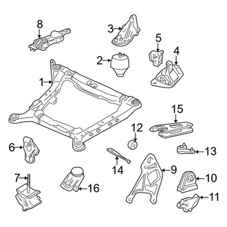Volvo OE - Engine & Transmission Mounting (AWD)