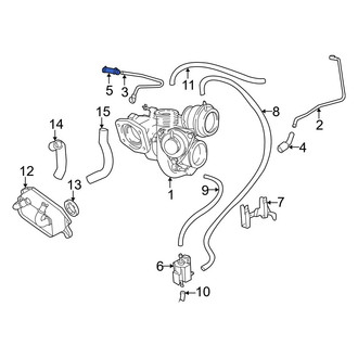 Volvo OE - Turbocharger Coolant Line