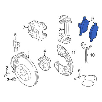 Volvo OE - Front Disc Brake Pad Set