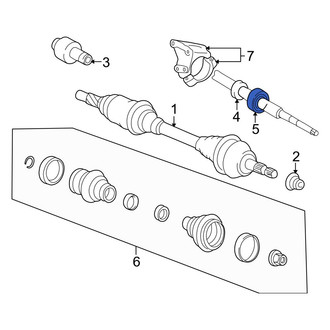 Volvo OE - Front Right CV Axle Shaft Carrier Bearing Retaining Ring