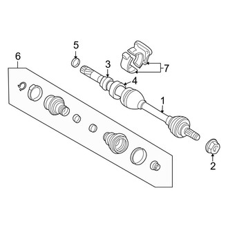 Volvo OE - Front Suspension - Drive Axles (AWD)