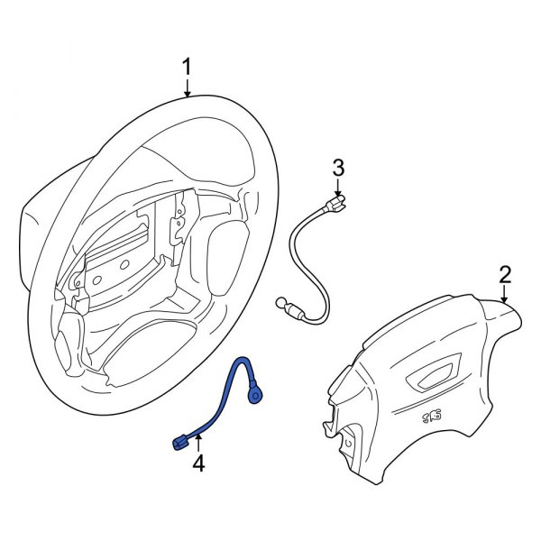 Steering Wheel Wiring Harness