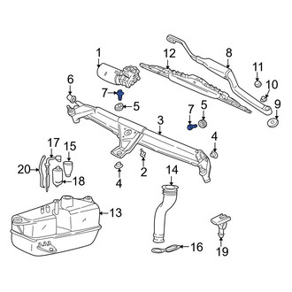 Volvo OE - Wiper Linkage Bolt