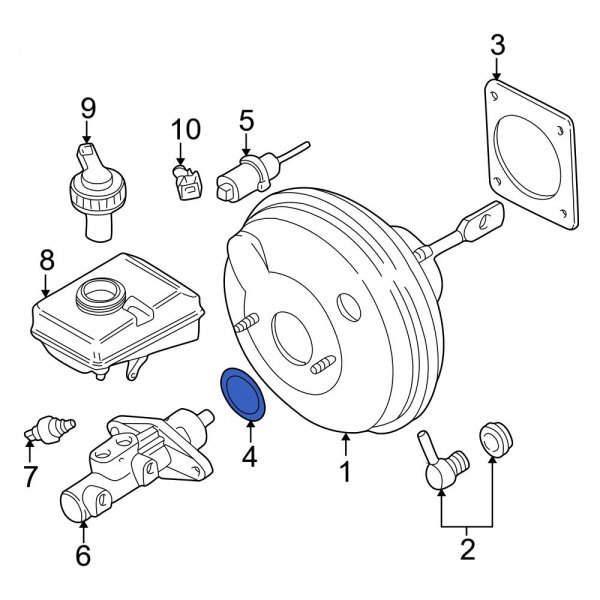 Power Brake Booster Gasket