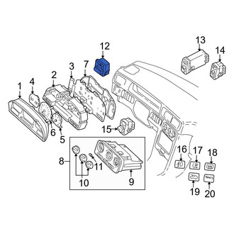 Volvo OE - Headlight Switch
