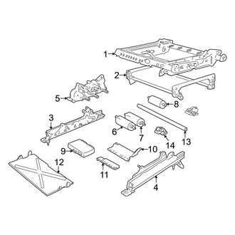 Volvo OE - Seats & Tracks - Seats & Track Components (Power Seat)