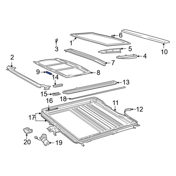 Sunroof Handle