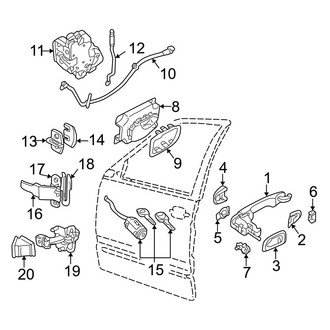 Volvo OE - Front Door - Lock & Hardware
