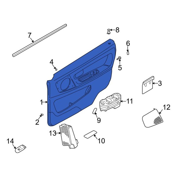 Door Interior Trim Panel