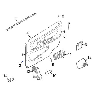Volvo OE - Package Tray Trim Clip