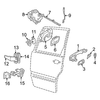 Volvo OE - Rear Door - Lock & Hardware