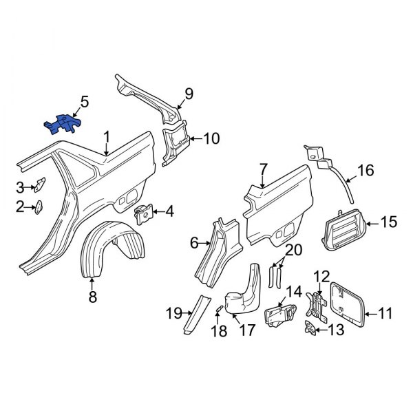 Quarter Panel Reinforcement