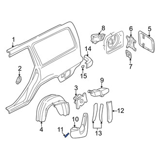 Volvo OE - Mud Flap Rivet