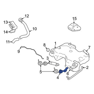 Volvo OE - Left Fuel Sender and Hanger Assembly