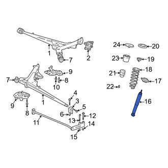 Volvo OE - Rear Suspension Shock Absorber