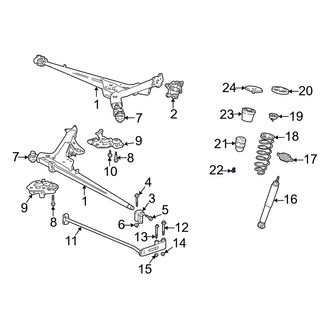 Volvo OE - Coil Spring Damper Stud