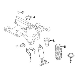 Volvo OE - Rear Suspension - Shocks & Components