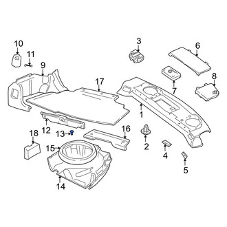 Volvo OE - Rear Rear Body Panel Trim Panel Clip