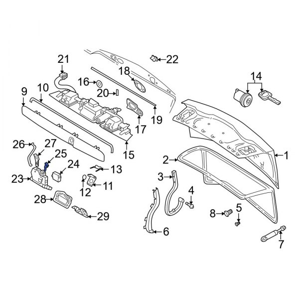 Trunk Lid Release Switch