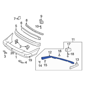 Volvo OE - Rear Right Spoiler