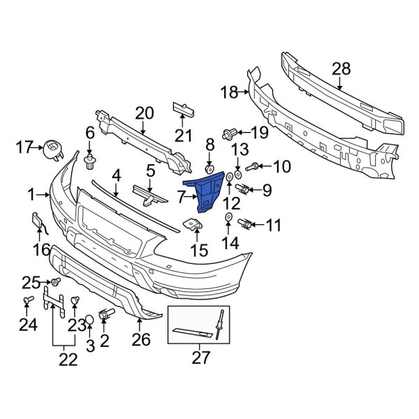 Bumper Cover Bracket