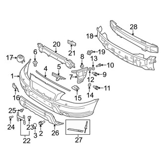 Volvo OE - Front Bumper & Grille - Bumper & Components (2.5T)