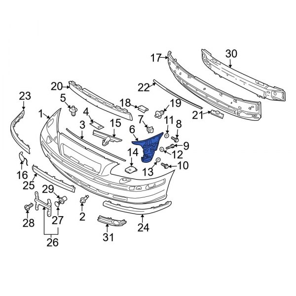 Bumper Cover Bracket