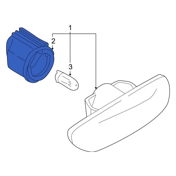 Side Marker Light Socket