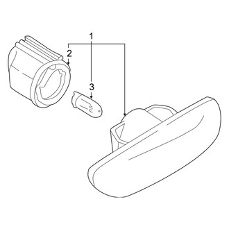 Volvo OE - Front Lamps - Side Marker Lamps