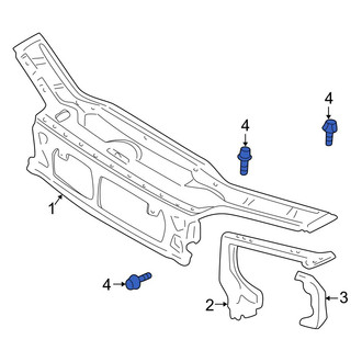 Volvo OE - Radiator Support Side Panel Screw