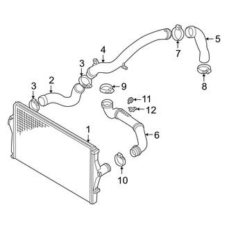 Volvo OE - Cooling - Intercooler (Base / 2.4T / T5 / X/C Automatic Tr)