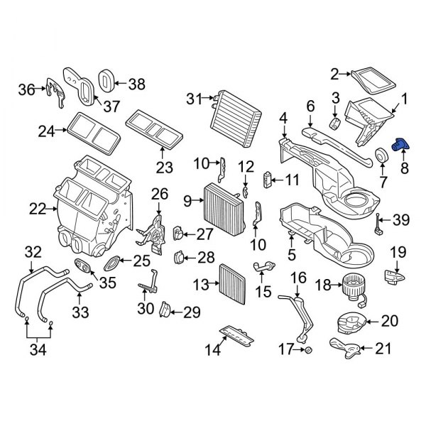 Instrument Panel Air Duct Seal