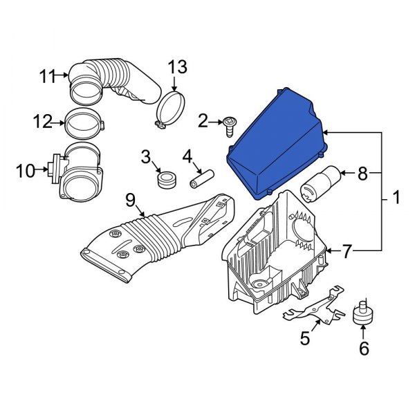 Air Filter and Housing Assembly