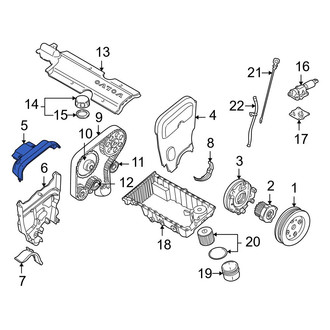 Volvo OE - Upper Outer Engine Timing Cover
