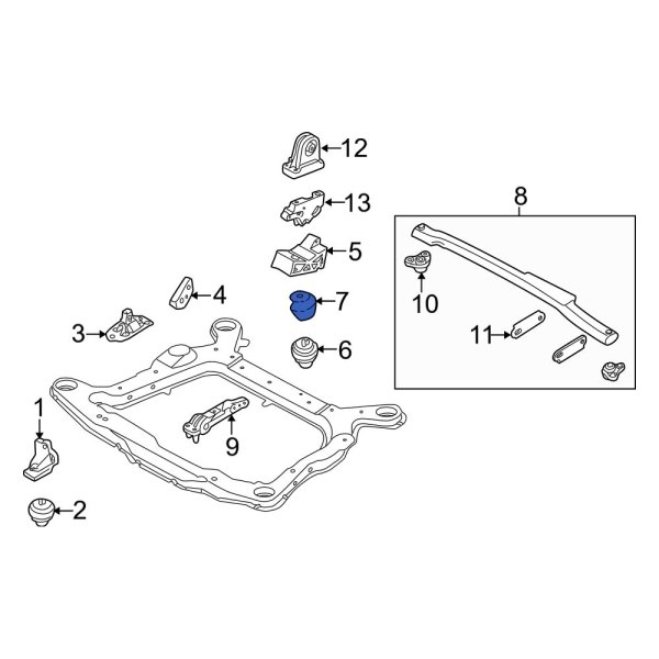 Engine Mount Heat Shield