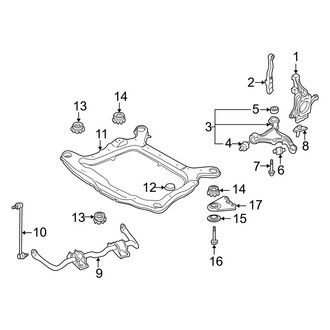 Volvo OE - Front Suspension - Suspension Components (Base)