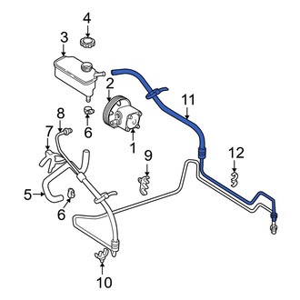 Volvo OE - Power Steering Return Hose